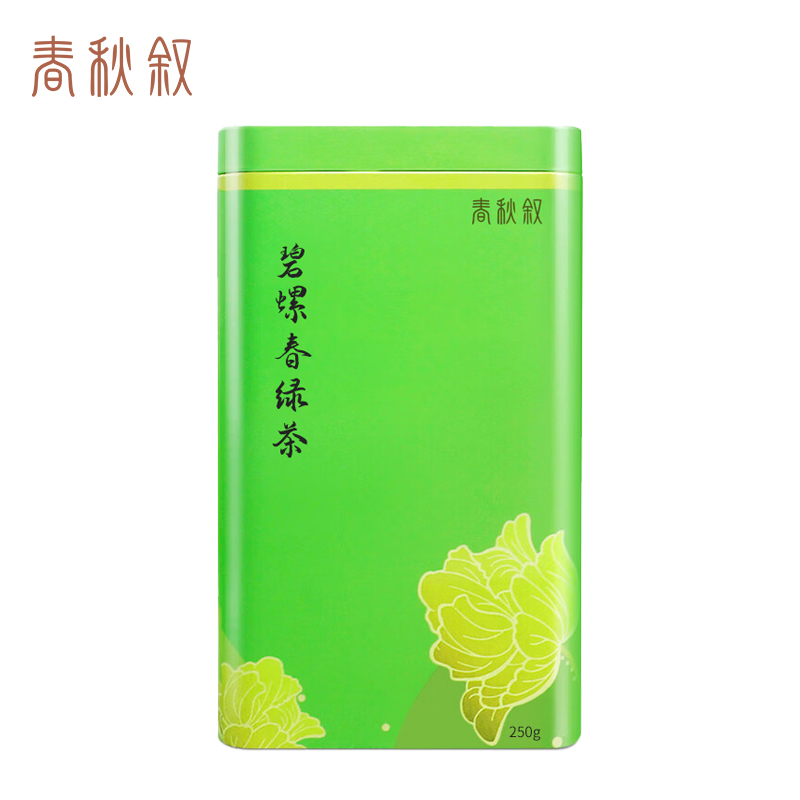 春秋叙 碧螺春绿茶 250g/罐高清大图