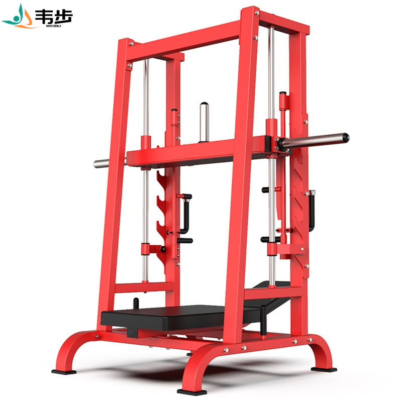 韦步EM964商用悍马挂片系列健身房卧式腿部上蹬倒蹬训练机力量器高清大图