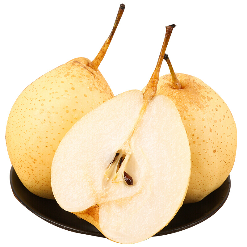 xj梨子新鲜河北鸭梨当季水果雪梨脆甜雪花梨白梨可开发票25kg