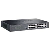 普联(TP-LINK)TL-SG1218P 18口千兆非网管以太网PoE供电交换机16口千兆网线供电+2千兆网口