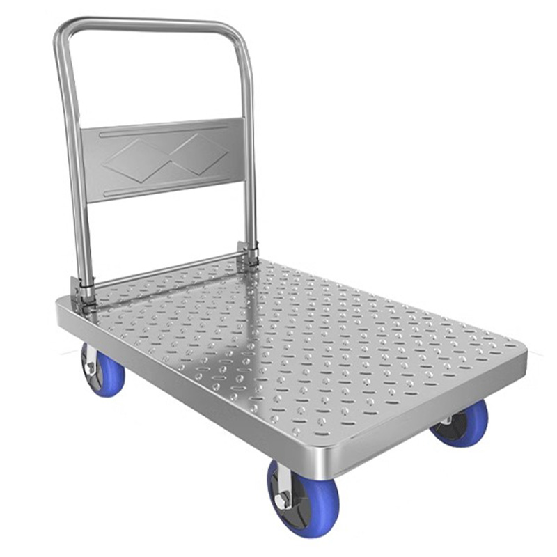 烁恒 手推车 300斤3寸PVC轮 个高清大图