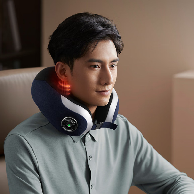 飞利浦智能肩颈按摩器3D深层揉捏缓解疲劳便携设计舒缓肩颈酸痛高清大图