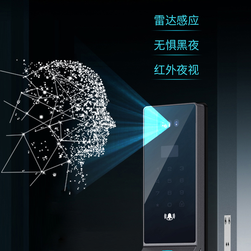 智贝勒和硕系列L8人脸识别内外广角双摄智能锁