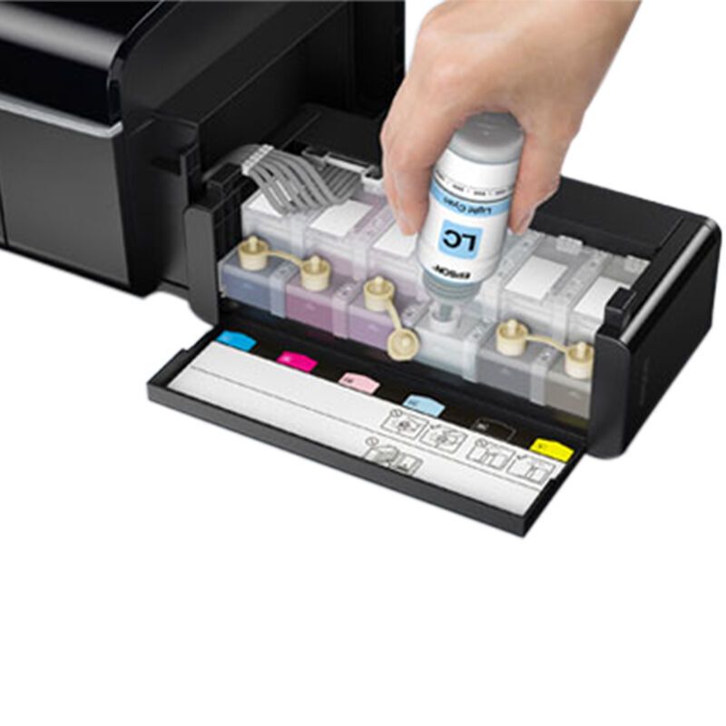 爱普生(EPSON) 墨仓式L805 景点专用 无线照片打印机 彩色相片6色喷墨打印机墨仓式替代L810 R330 标配
