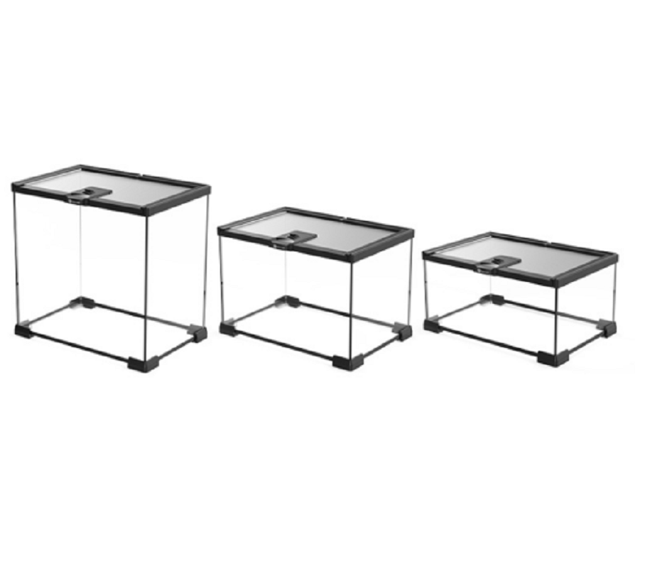 爬宠饲养箱玻璃大号爬虫蜥蜴守宫角蛙蜘蛛乌龟生态水陆雨林缸陆龟