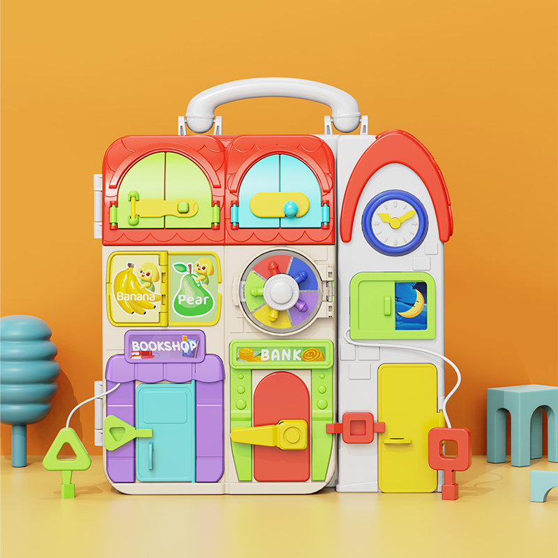 童启萌书屋忙碌板XQS2069C颜色随机益智