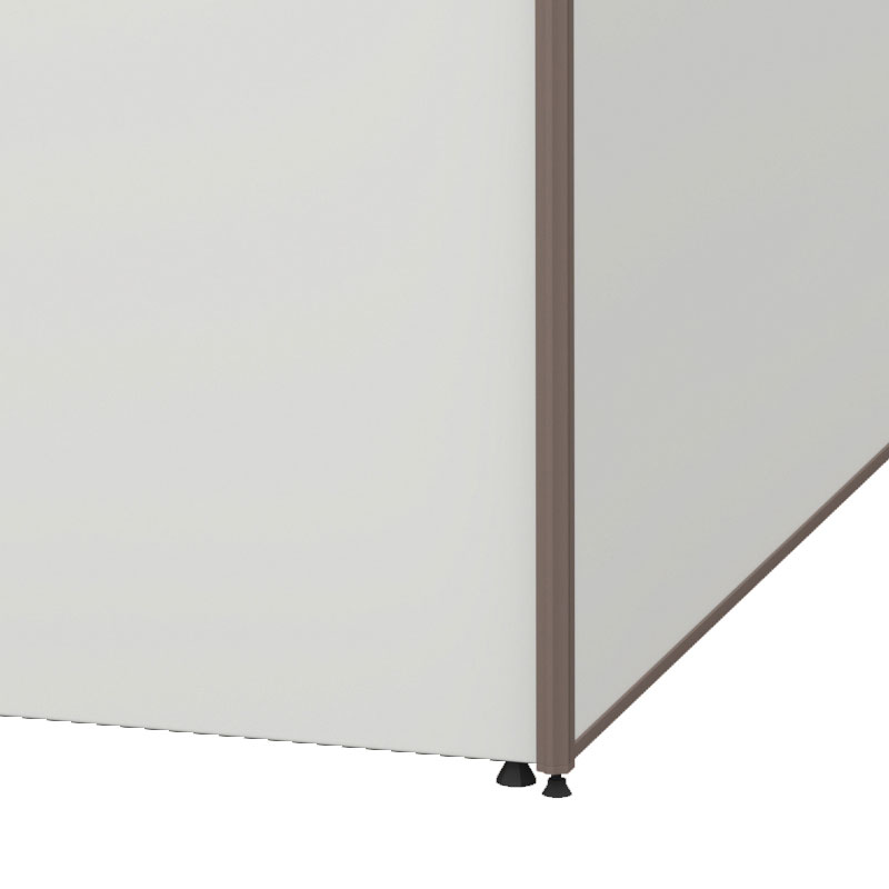 臻远ZYGW-049屏风工作卡位职员桌办公桌 L型单人位高清大图