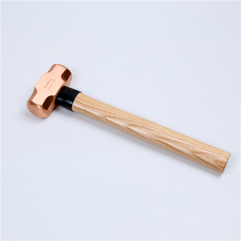 WEDO维度品牌 防爆工具 紫铜 紫铜塑柄/木柄八角锤 石工锤 铜锤 CO2201A/CO2201B 木柄16lb