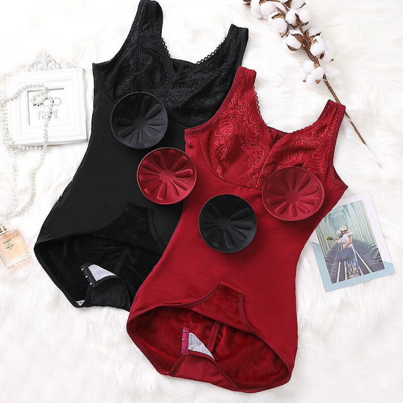 卡姿希品牌服饰连体塑身衣女新款收腹衣服加厚束腰束身提臀美体内衣女