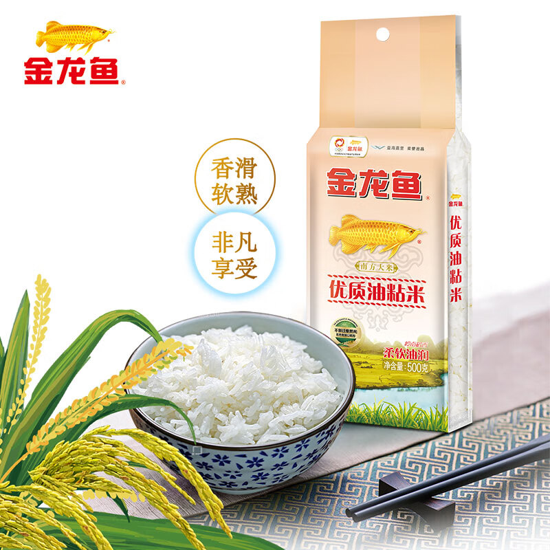 金龙鱼 优质油粘米500g