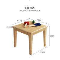 绵冠(MIANGUAN)实木幼儿园桌椅 环保手工桌早教课桌宝宝玩具书桌小孩饭桌