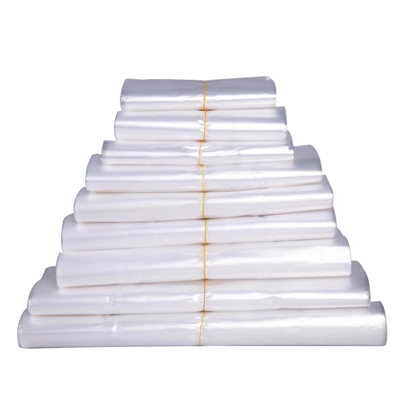 炯毅 一次性透明塑料袋批发商用大小号背心食品外卖打包方便袋子手提袋 食品袋 30cm*50cm 100个/捆高清大图