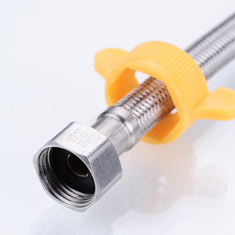 水管软管家用自来水冷热四分高压防爆洗手盆进水4分水龙头管接子30cm