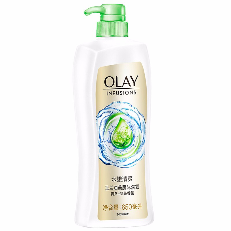 玉兰油OLAY美肌清爽沐浴露-水嫩清爽650毫升(单位:瓶)