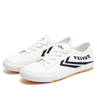 FEIYUE/飞跃板鞋男女鞋出街小白鞋帆布鞋复古低帮运动休闲鞋350