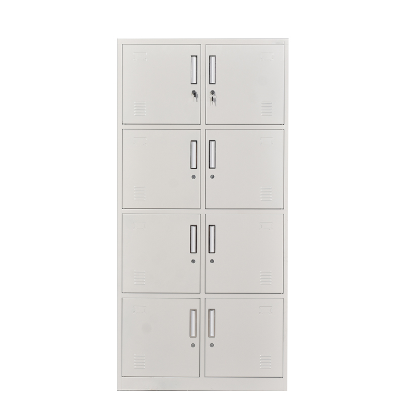 港迪豪办公室文件柜铁皮柜资料柜子带锁档案储物柜8门柜