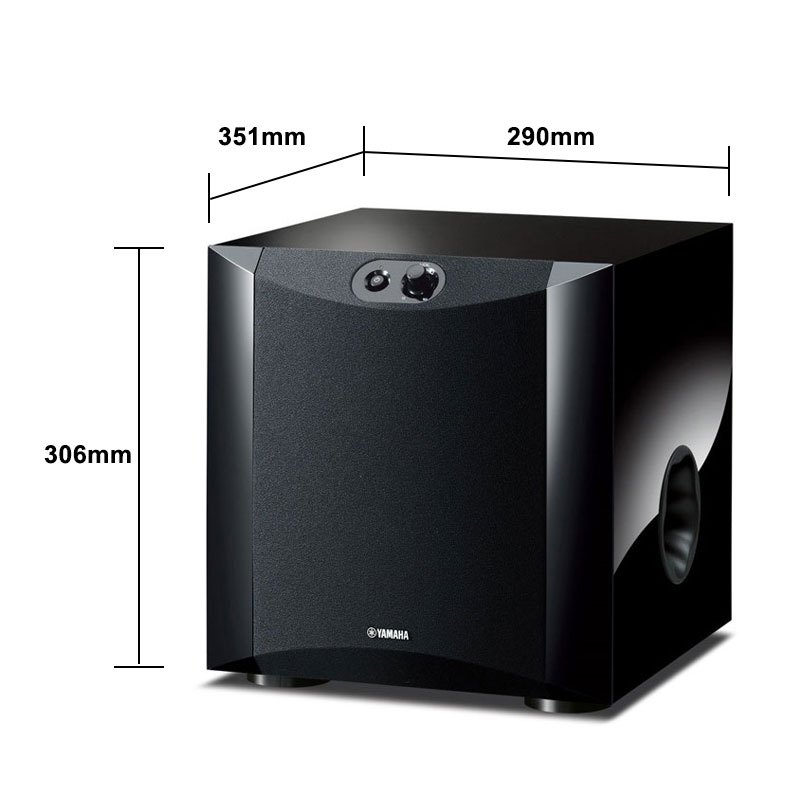 雅马哈(YAMAHA) NS-SW200 家庭影院有源重低音炮 钢琴黑