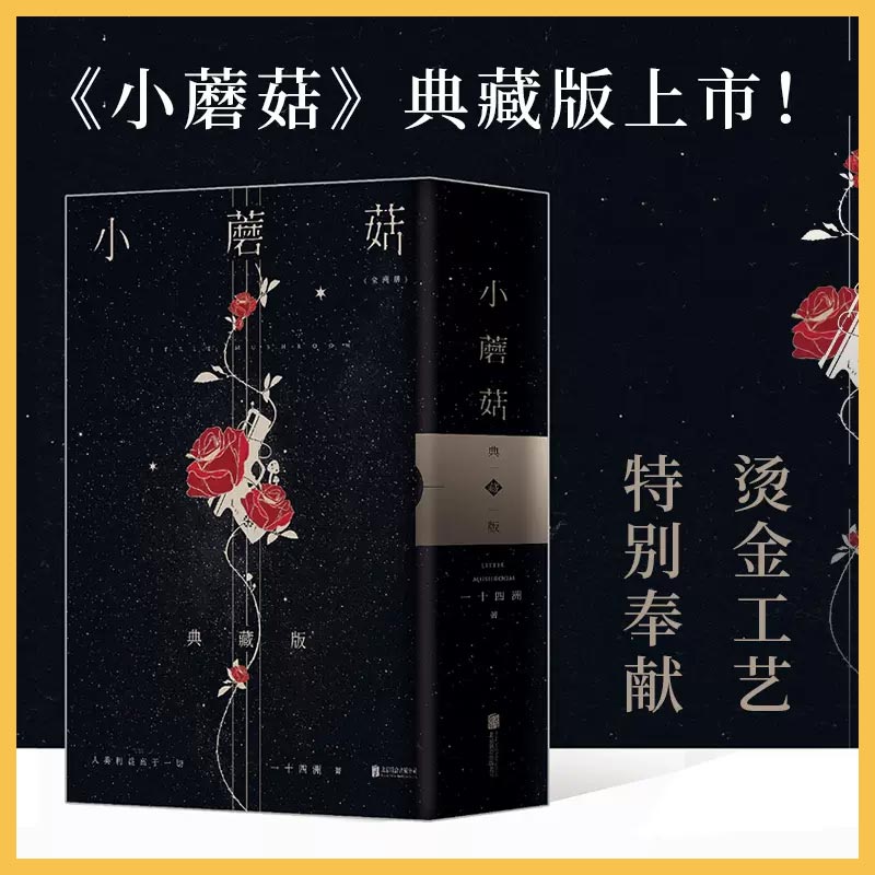 [正版]两周年烫金刷边特装书 典藏版 小蘑菇 一十四洲 全套2册 青春文学科幻爱情纯爱言情小说实体书籍晋江高清大图