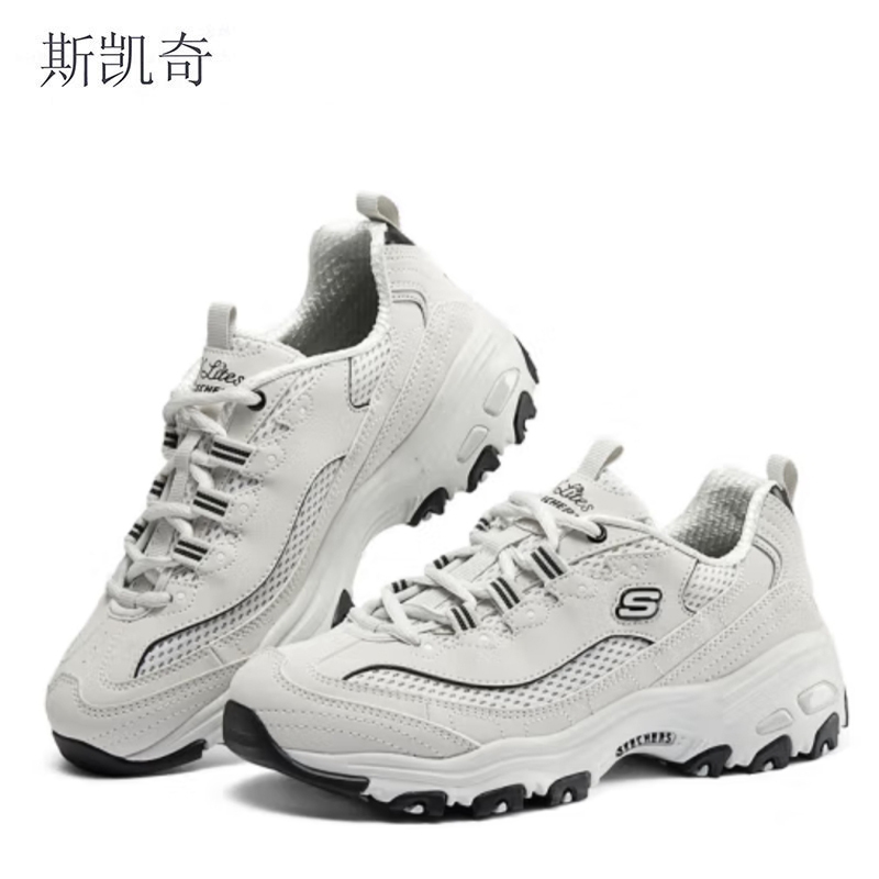 斯凯奇 女休闲厚底增高鞋 896193/LTGY-10 双