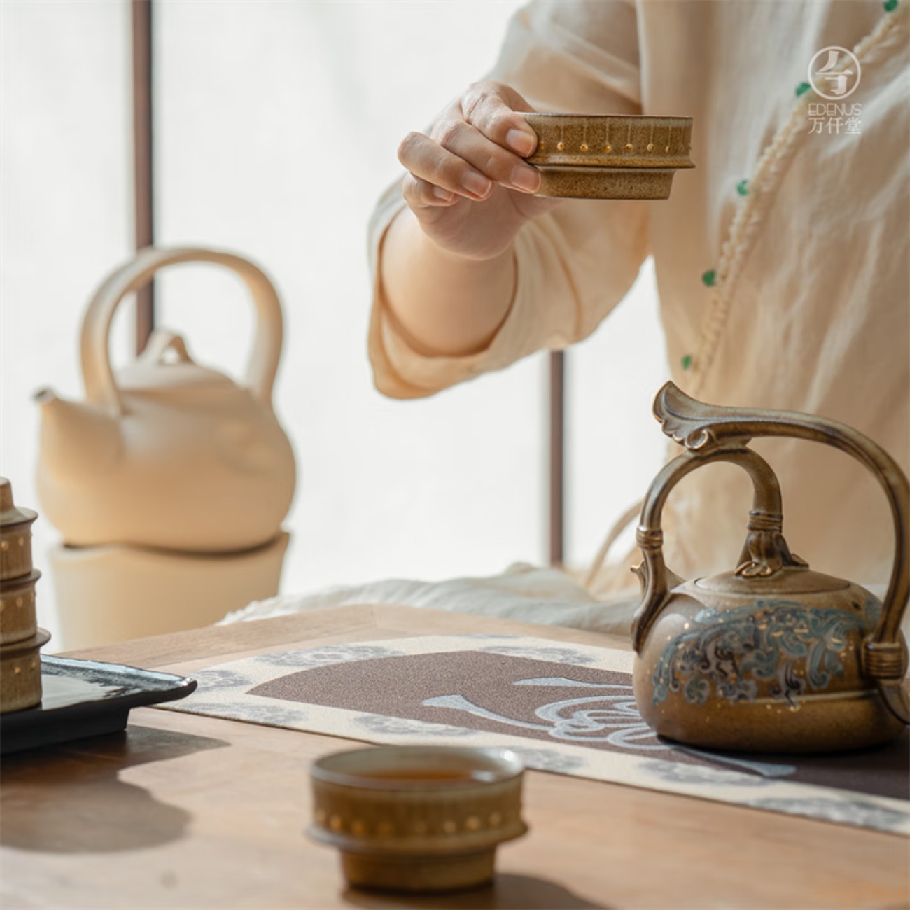 万仟堂(EDENUS)香薰茶杯摆件 敦煌器象系列 七级浮屠*香薰(新品)高清大图