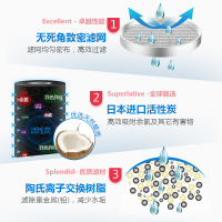 飞利浦(PHILIPS)家用滤水壶 WP2807 净水壶 便携式 净水器 一壶含9芯