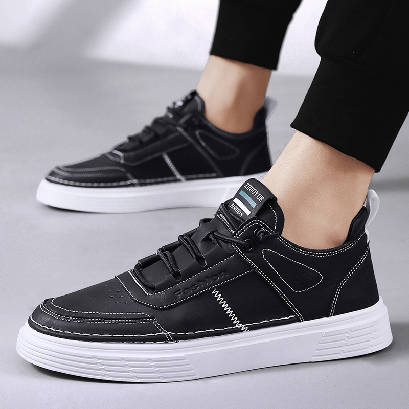 cartelo男鞋新款透气鞋子男时尚休闲鞋男士潮流板鞋百搭小白鞋男鞋