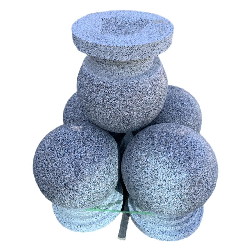 区南 石球 隔离墩 40cm 个高清大图