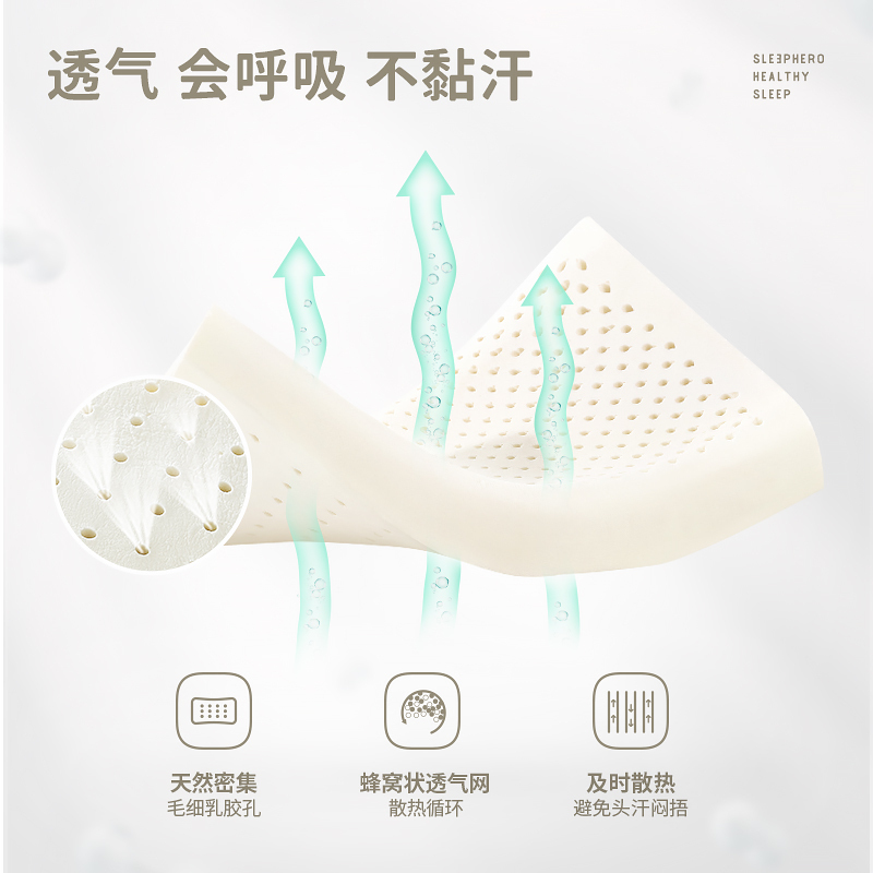 睡眠英雄(SleepHero)[泰国原装]青少年儿童枕4/6cm 单只高清大图