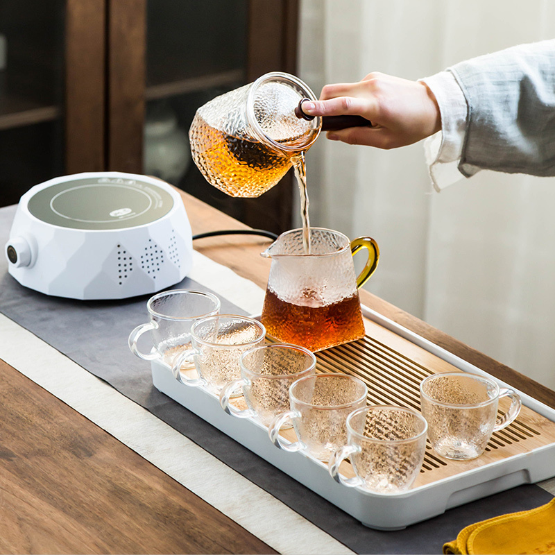电陶炉煮茶玻璃茶壶家用日式抖音茶具烧水壶煮茶电陶炉