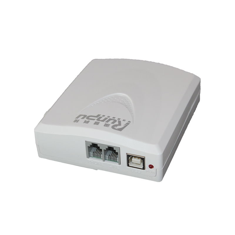 润普科技(RunPU) 数码配件 USB02 双路电话录音盒 有线电话机录音 USB电脑管理(Z)