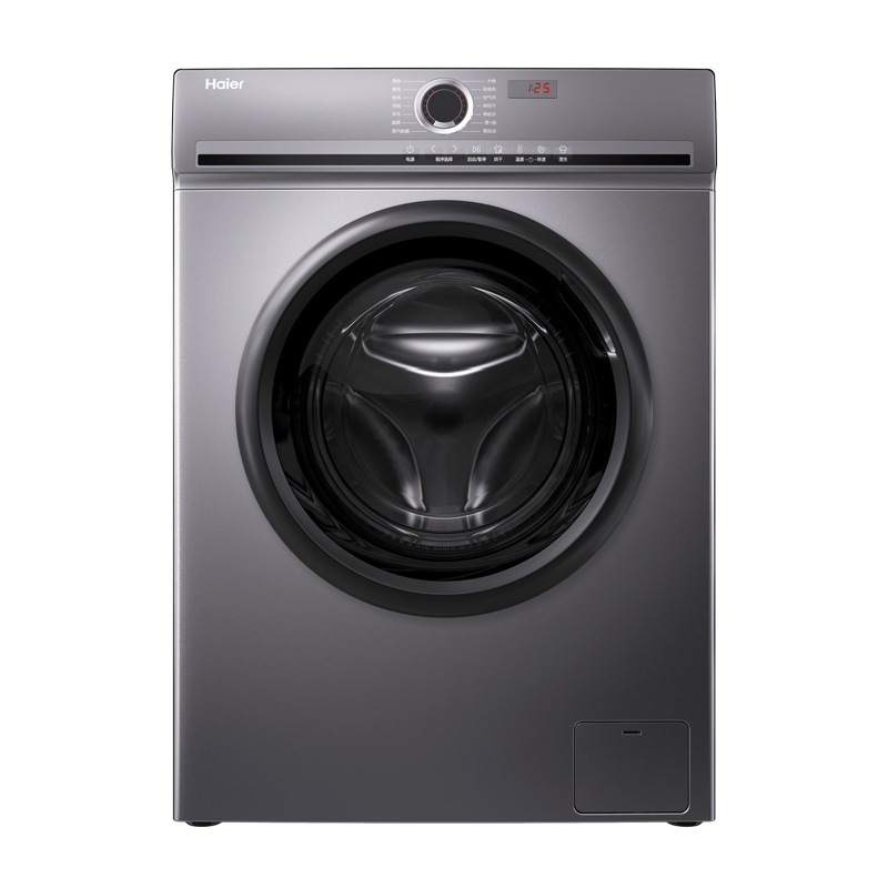 海尔(Haier)滚筒洗衣机10公斤大容量 变频全自动 一级能效 洗烘一体机 蒸汽除菌除螨 XQG100-HB29高清大图