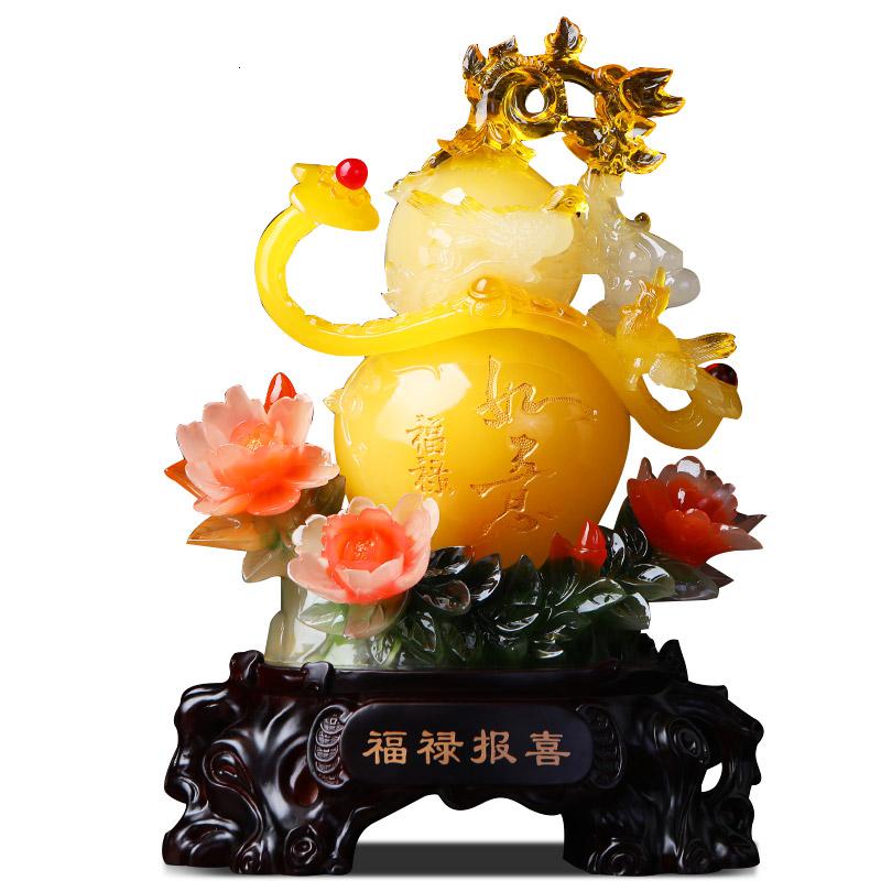 美帮汇福禄报喜葫芦摆件乔迁新居新房玄关厅装饰品高清大图