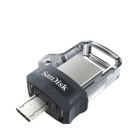 闪迪(SanDisk) 至尊高速酷捷优盘 USB3.0 安卓手机U盘双接口OTG内存扩容u盘 64G灰色