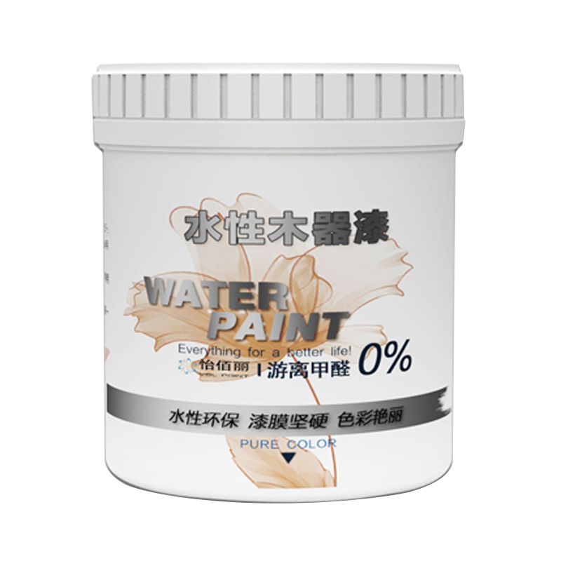 怡佰丽 水性木器漆油漆清漆白漆彩色漆木门木器门窗翻新改色漆 350克 古蓝色