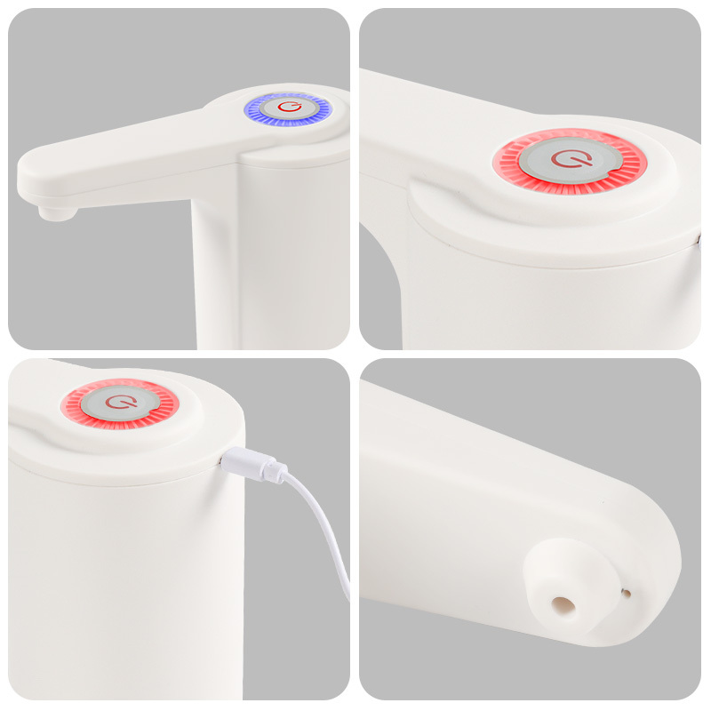 拜杰桶装水抽水器家用电动上水器低音压水器吸水器简约易安装白色抽水器