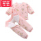 可莉允新生婴儿衣服秋冬季0一3月初生棉服冬款棉衣加厚棉袄分体夹棉套装
