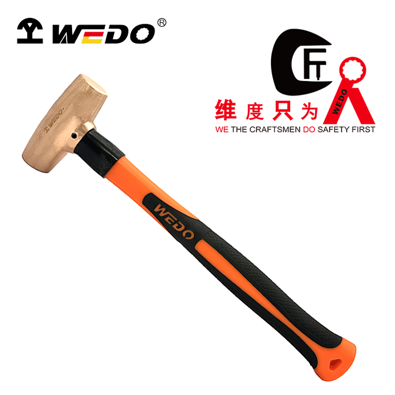 WEDO维度 CO2202A-1006 紫铜塑柄圆鼓锤 3lb 单位:把