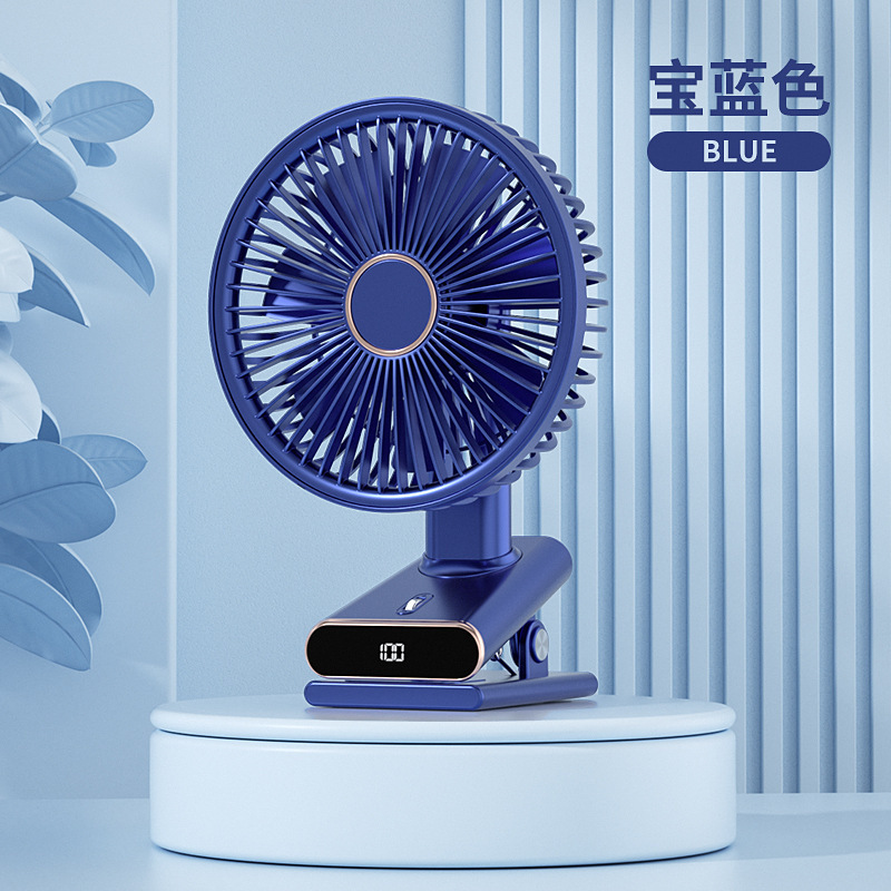 新款8寸100档 氛围灯香薰夹子挂壁桌面三合一数显多功能桌面扇