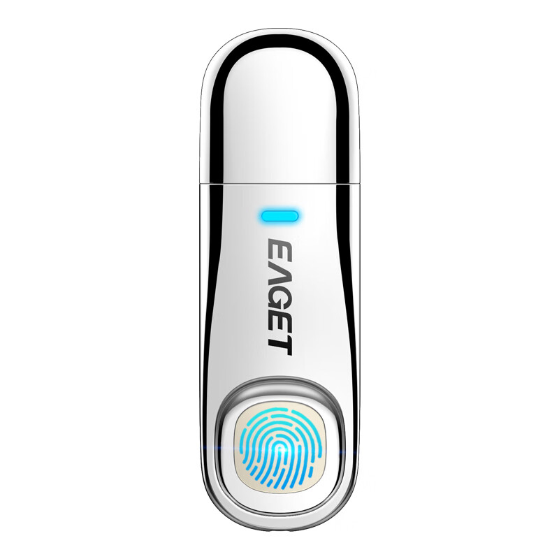 忆捷(EAGET)USB3.0 指纹加密U盘 防泄密 隐私安全保护 商务办公优盘全盘加密 FU60-64G