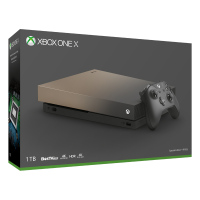 微软（Microsoft） Xbox One X 1TB 家庭娱乐游戏机 Xbox 天蝎座 送雷曼传奇