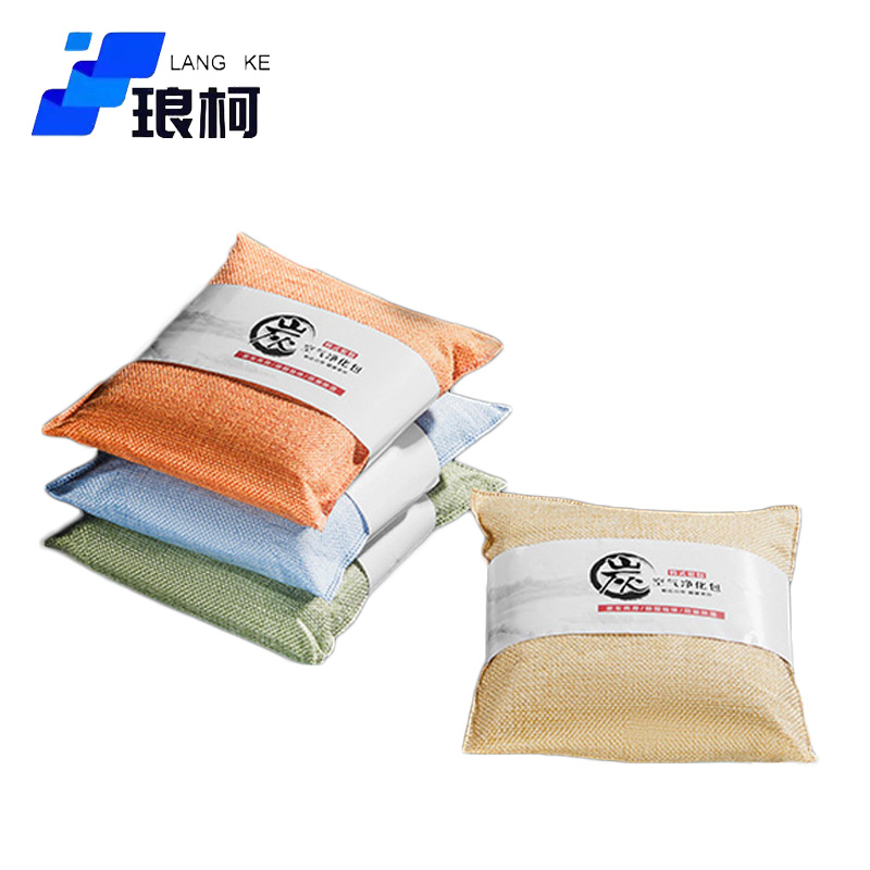 琅柯 竹炭包 去味除湿活性炭 颜色随机 460g高清大图
