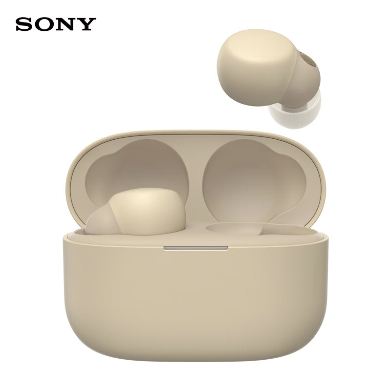 索尼(SONY) LinkBuds S 舒适入耳 真无线降噪耳机 蓝牙5.2 淡褐色