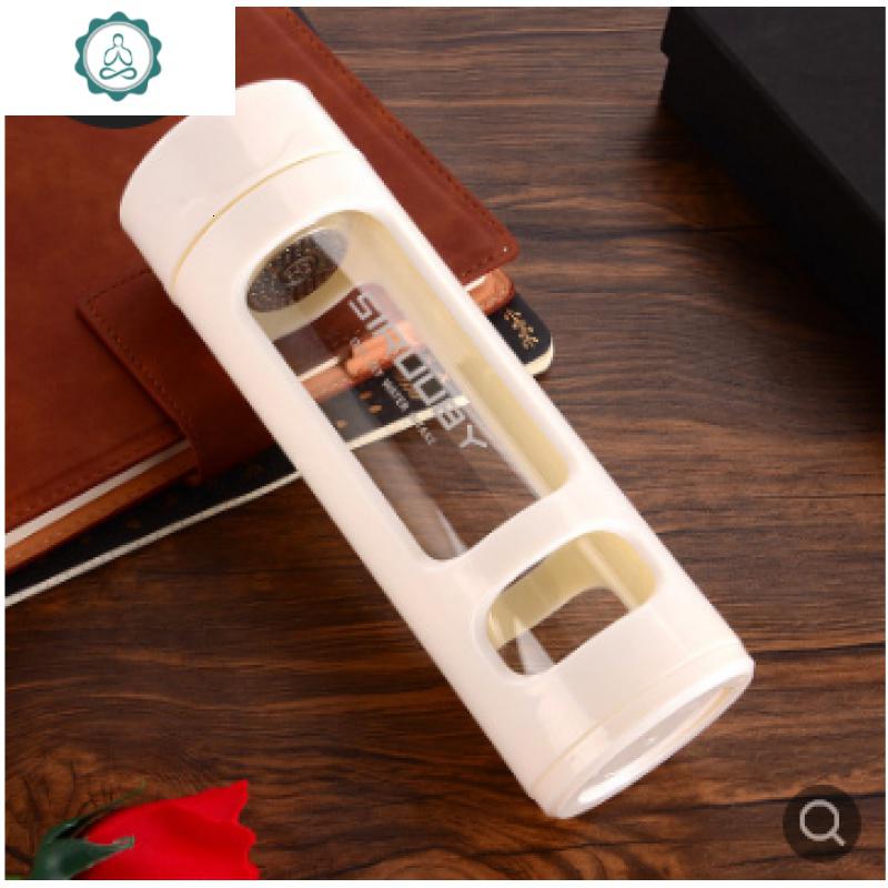 杯子家用水杯 云趣400ml￥养生可加热带茶隔高硼硅玻璃maxcook美厨