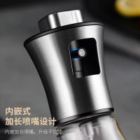 喷油壶家用空气炸锅喷油瓶喷雾化玻璃按压食用油烧烤厨房防漏油罐8177