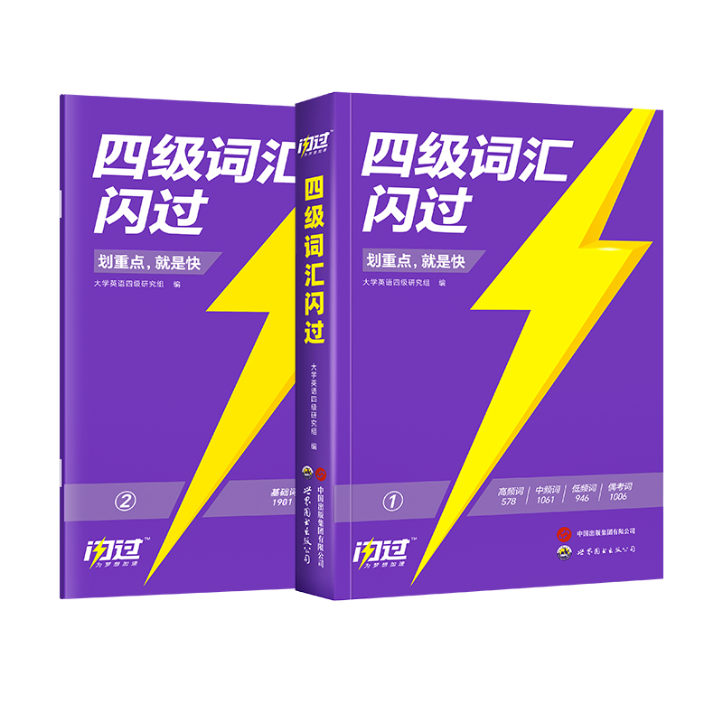 含3月真题]词汇+真题+默写本[四本套] [正版]备考2025四级词汇闪过乱序版便携口袋书大学英语4级词汇书考试单词默写高清大图