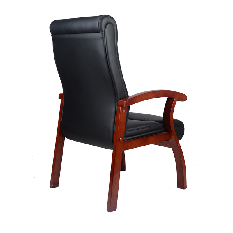 大班椅子皮办公椅子电脑椅子职员会议洽谈老板椅子c140黑色牛皮