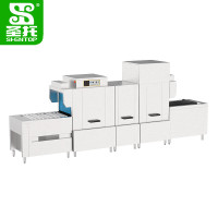圣托STDG-WL46长龙式洗碗机长龙式洗碗机（4.6米长单缸双喷淋带单烘干）单位