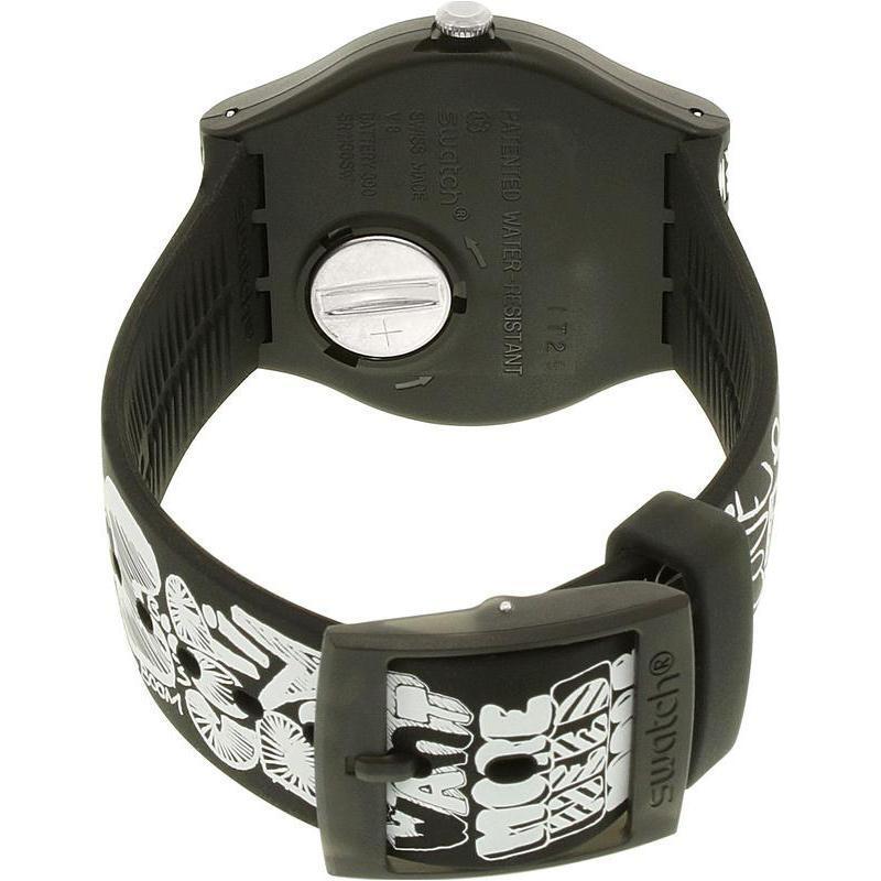 Swatch/斯沃琪手表 涂鸦街头风格 树脂表带 男女通用表爱之墙SUOB125