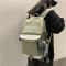 2021年新款背包男双肩包大学生书包中学生初中背包女双肩时尚潮酷 粉色送青蛙挂件