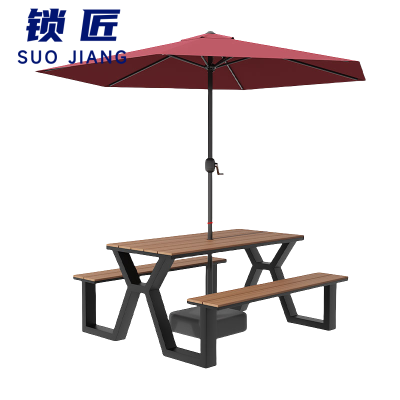 锁匠户外连体桌高清大图
